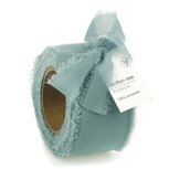 Chiffon lint Petrol blue 40mm