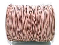 Elastiek rond oudroze 1mm