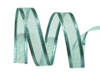 Organza|satijn lint Zeeblauw