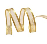 Organza satijnlint goud