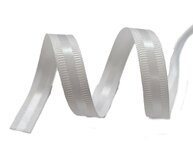 Grosgrain satijn lint wit