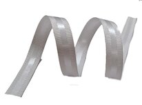 Grosgrain satijn lint lichtgrijs