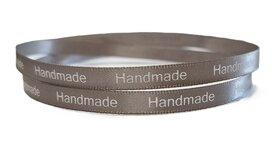 Grijs lint handmade