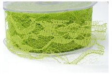 Kant Flower lace heldergroen