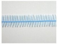 fluffy lichtblauw bandje, 15 mtr