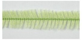 fluffy lichtgroen bandje, 15 mtr