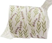 Lavendel lint wit