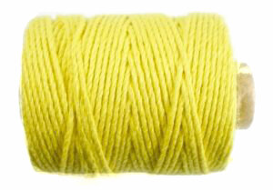 Cotton cord, geel