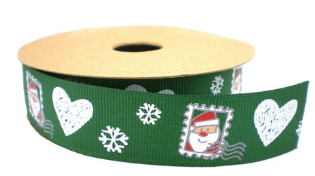 Kerstman lint donkergroen