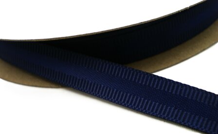 Satijn grosgrain lint marine