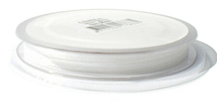 Organza lint 3mm|wit