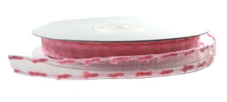 Bumpy organza lint roze