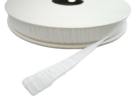 Organza lint wit Mae,10mm