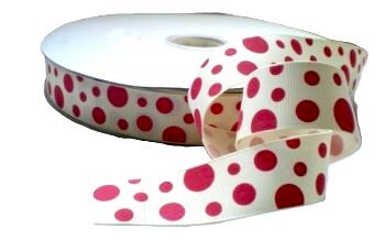 Happy dots Ivoor- oud roze