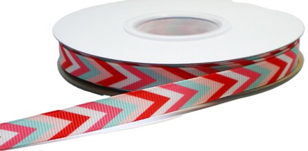 Triangle stripe grosgrain lint