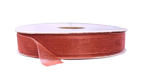 Organza sienna 15mm
