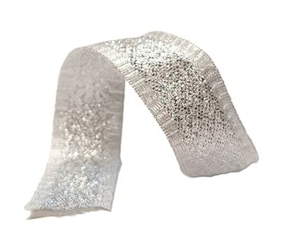 Zilverkleurig lint 15mm