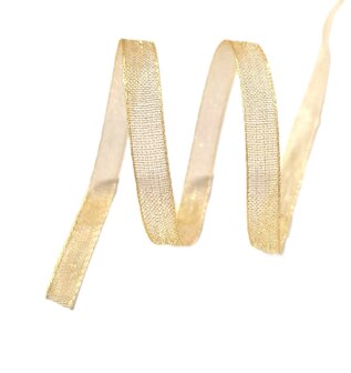 goud organza lintje
