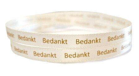 Bedankjes lint ivoor