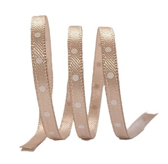 Stippenlint taupe