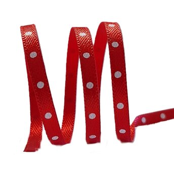 Stipjes lint rood