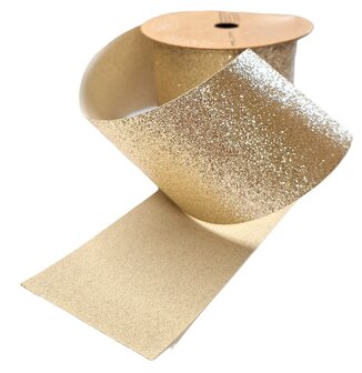 Champagne glitter lint