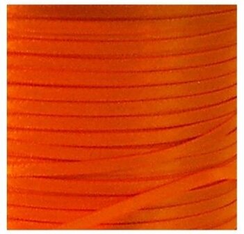Satijnlint oranje 3mm