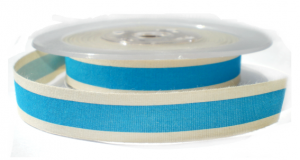 Blauw cotton stripe lint
