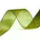 Organza lint mosgroen