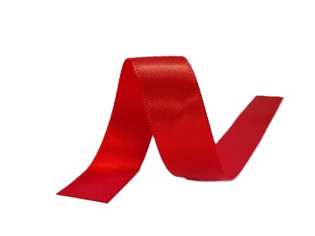 3mm satijnlint df rood