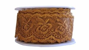 Koperbruin kant charming lace