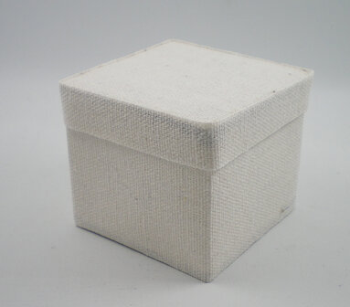 Cotton square box wit 