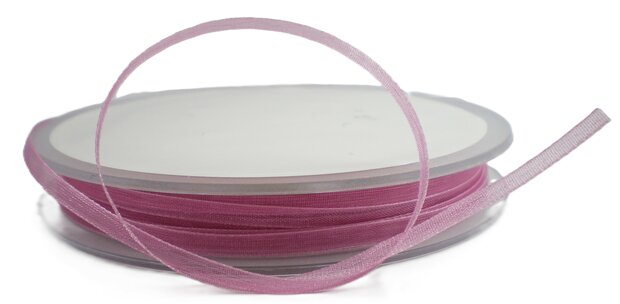 Organza lint oud roze 3mm