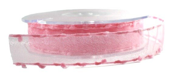 Bumpy organza lint roze