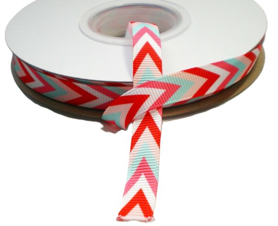  Triangle stripe grosgrain lint