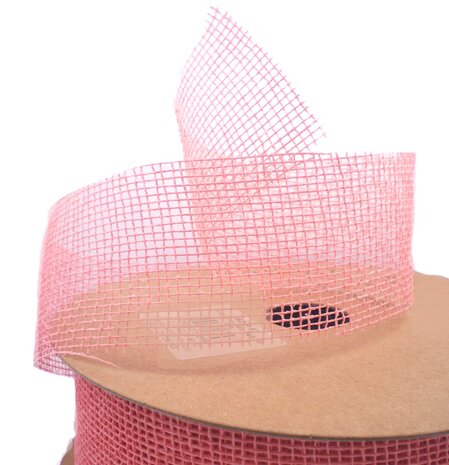 Net lint katoen, roze