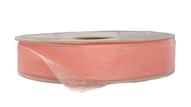 Organza zalm 15mm