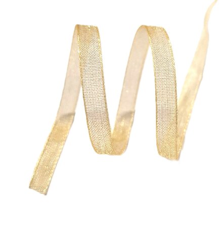 goud organza lintje