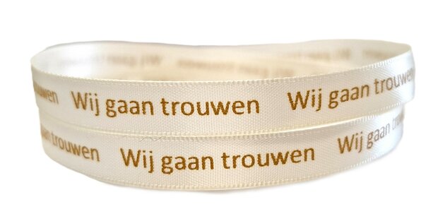 Trouwlint ivoor