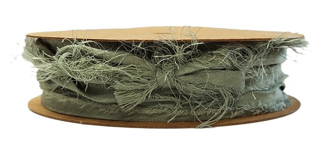 Rafelig lint groen,sage,mos