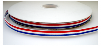 Rood wit blauw lint grosgrain