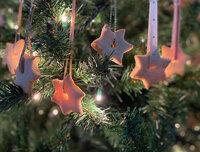 Kerstboom vol koekjes