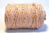 oud roze/goud cotton cord