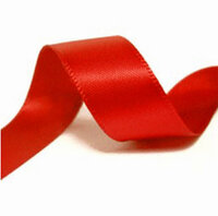 Satijnlint 16mm rood|91mtr