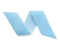 Fluweel lint 15mm lichtblauw