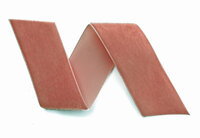 Fluweel lint 15mm oud roze