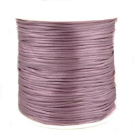 Satijnkoord 1mm rosy mauve 