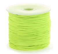 Elastiek rond neon geel 1mm|200mtr