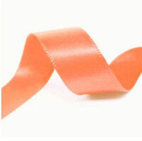 Satijnlint 9mm Perzik|22mtr