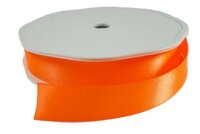 Oranje neon satijnlint,15mm